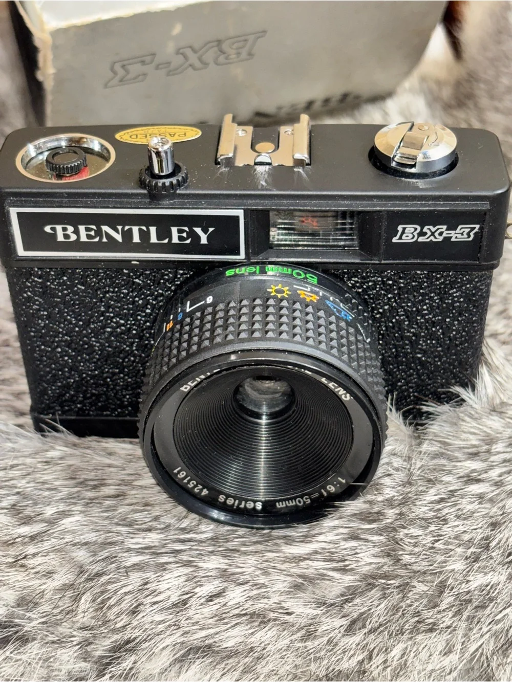 Vintage Bentley BX-3 35mm Film Camera 50mm Lens Case Original Box Retro
